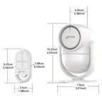 Sistema de alarma con sensor de movimiento, control remoto y sirena - 125 dB, antirrobo potente, apto para hogar, autocaravana, garaje, coche, oficina, apartamento - Panel de alarma para montaje en puerta/pared (no requiere cableado)