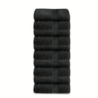 Juego de 10 Toallas de Mano de 50 x 100 cm, 550 g/m², Toallas de Algodón Suave, Secado Rápido, Altamente Absorbentes y Ligeras, Multiusos con Borde a Rayas Moderno, Ideales para Hogar, Hotel y Baño