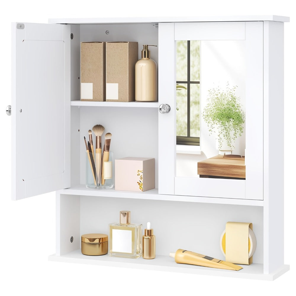 Armario de baño con almacenamiento ajustable | Para lavabo, baño y pasillo