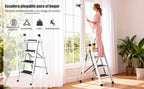 VORTEX Escalera plegable doméstica de acero aleado antideslizante