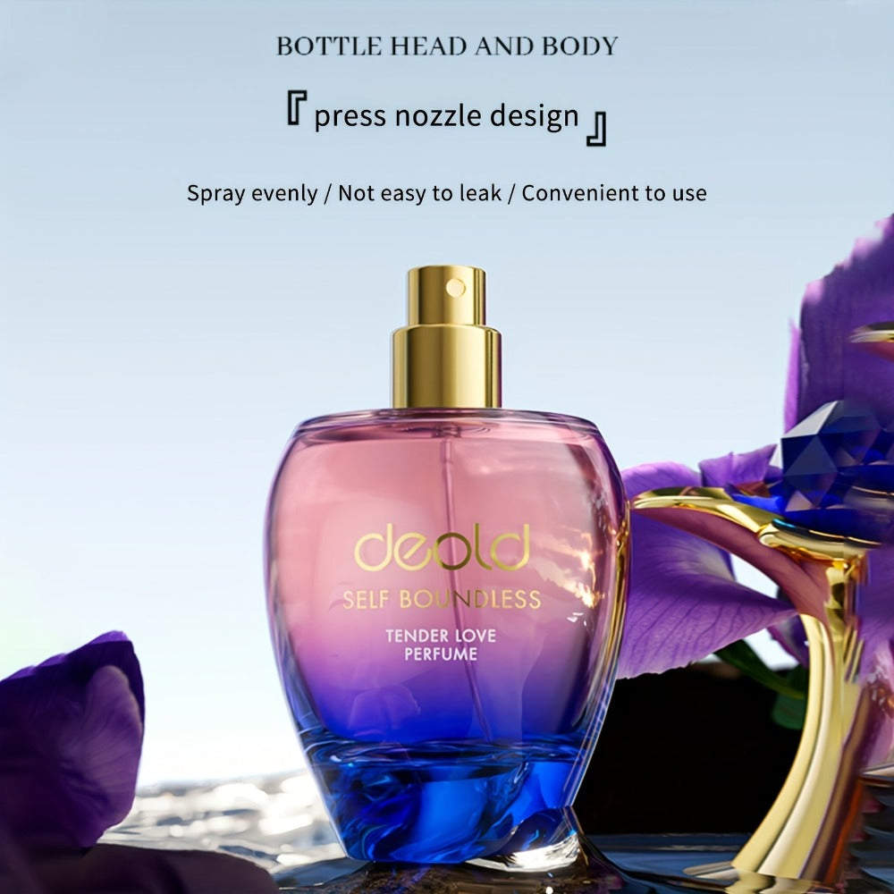 Perfume de lujo con purpurina dorada para mujer - 50ml EDP Fragancia intensa | Botella tallada con elegantes detalles dorados | Aroma floral a rosa, osmanthus y almizcle | 80% de alta concentración | Duradero | Regalo perfecto para San Valentín/Cumpleaños