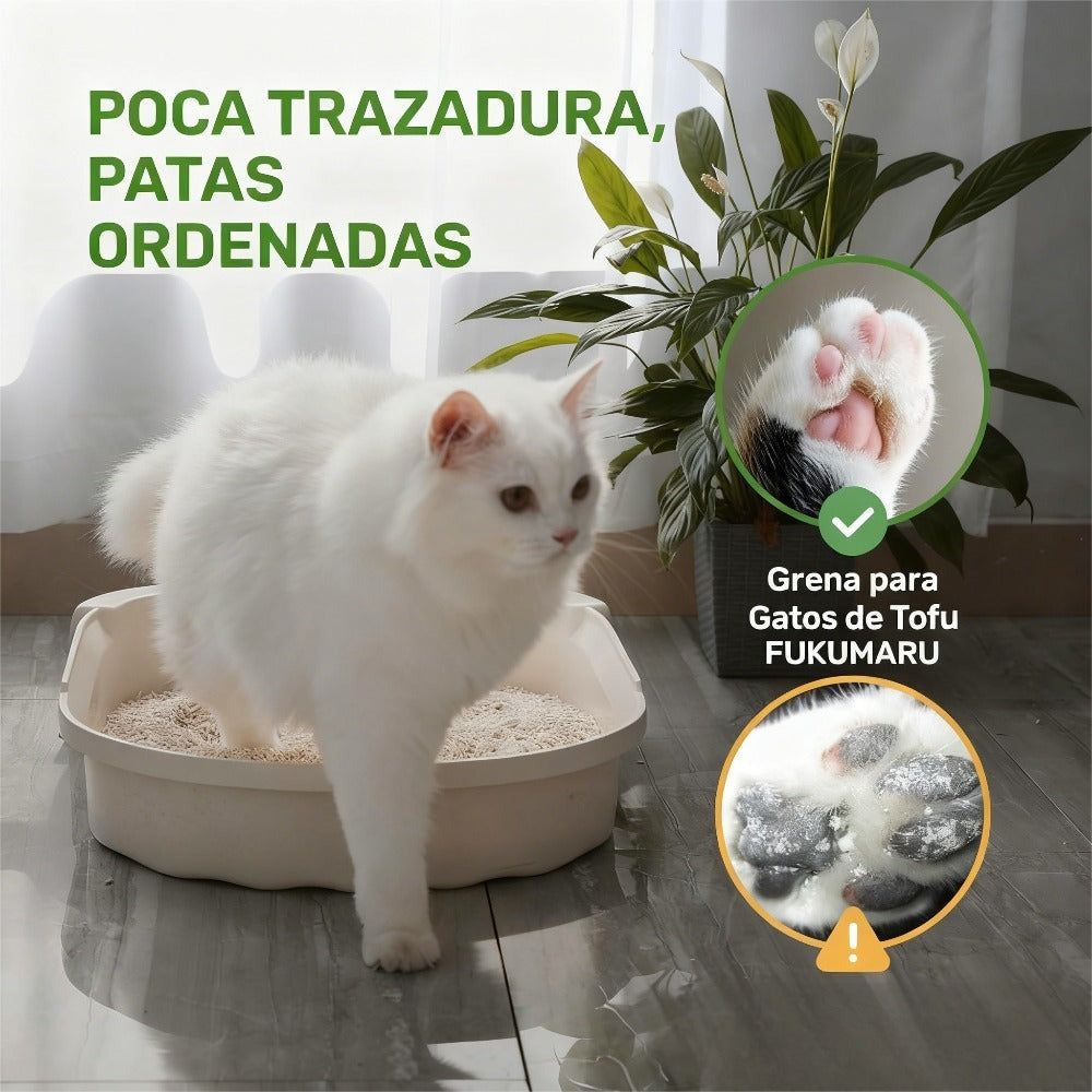 La arena para gatos se aglomera en segundos Arena para gatos para plantas Arena para gatos desodorizante, libre de polvo y sin mezclar Suministros para mascotas fáciles de almacenar