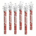 6 Unidades de Cañón de Confeti de Mariposas Blancas de Papel 40cm, elegante y mágica fácil de usar, ideal para bodas, pedidas de mano, aniversarios, 15 años, graduaciones, baby showers, desfiles de moda, eventos corporativos, conciertos y celebraciones es