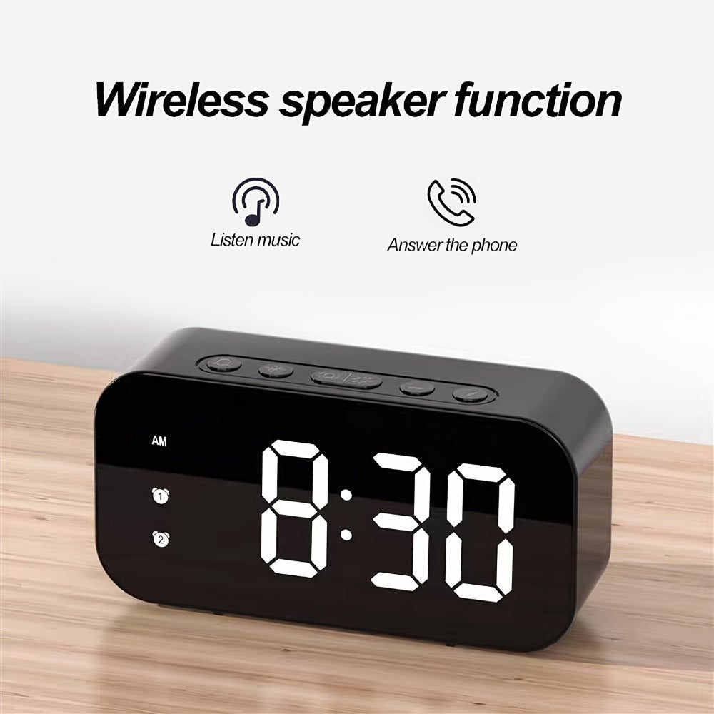 Cámara despertador Wifi 1080P con detección de movimiento, visualización remota y grabación en bucle, incluye tarjeta SD de 16GB, alertas ricas, cámara de vigilancia HD para el hogar, cámara de monitoreo segura adecuada para tu hogar, oficina o mascota