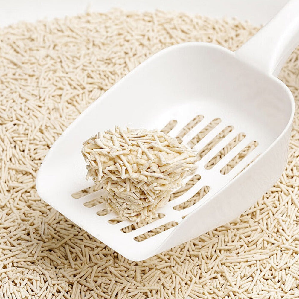 La arena para gatos se aglomera en segundos Arena para gatos vegetal Arena para gatos desodorizada, sin polvo y sin mezcla Suministros para mascotas fáciles de almacenar - 1 bolsa Varios sabores