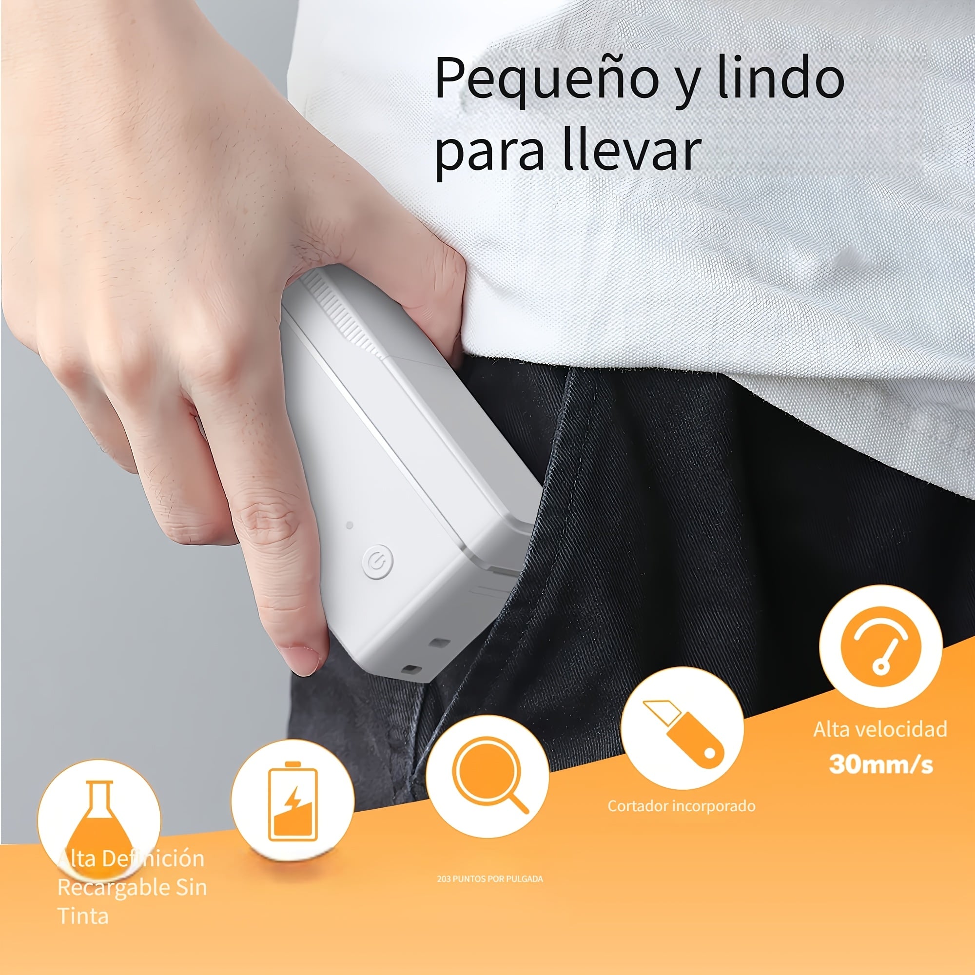Impresora de etiquetas portátil inalámbrico | Organización, envíos y comercio