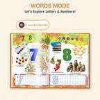 Audiolibros interactivos en inglés con números y letras, libros de aprendizaje, regalos de cumpleaños, autismo