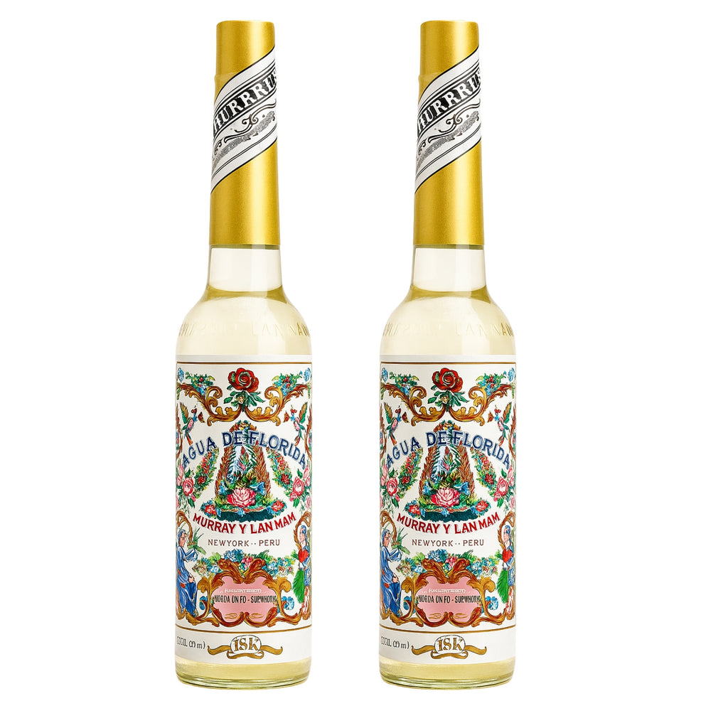Murray & Lanman Agua de Florida Pack 2 Botellas (2×270 ml) – Original de Perú – Agua de Colonia Esotérica y Aromática para Limpieza Energética, Ritual y Bienestar