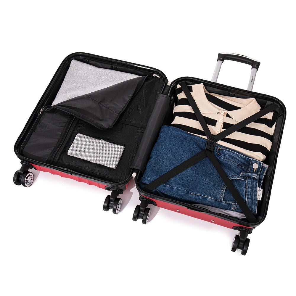 Maleta Cabina ABS 55x40x20cm (44L)- 20 Pulgadas - Negro/Azul/RosaDorado/Plateado/Amarillo/Rojo/Turquesa/Verde/Menta/Morada