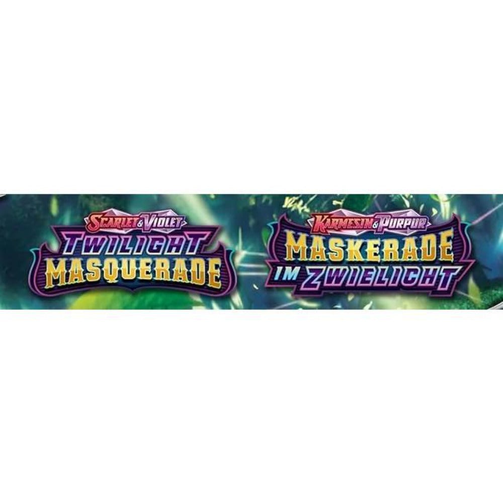 Pokémon TCG – Mascarada en el Crepúsculo | 1x Paquete de Refuerzo (Alemán) | 10 Cartas Coleccionables | Original y Nuevo