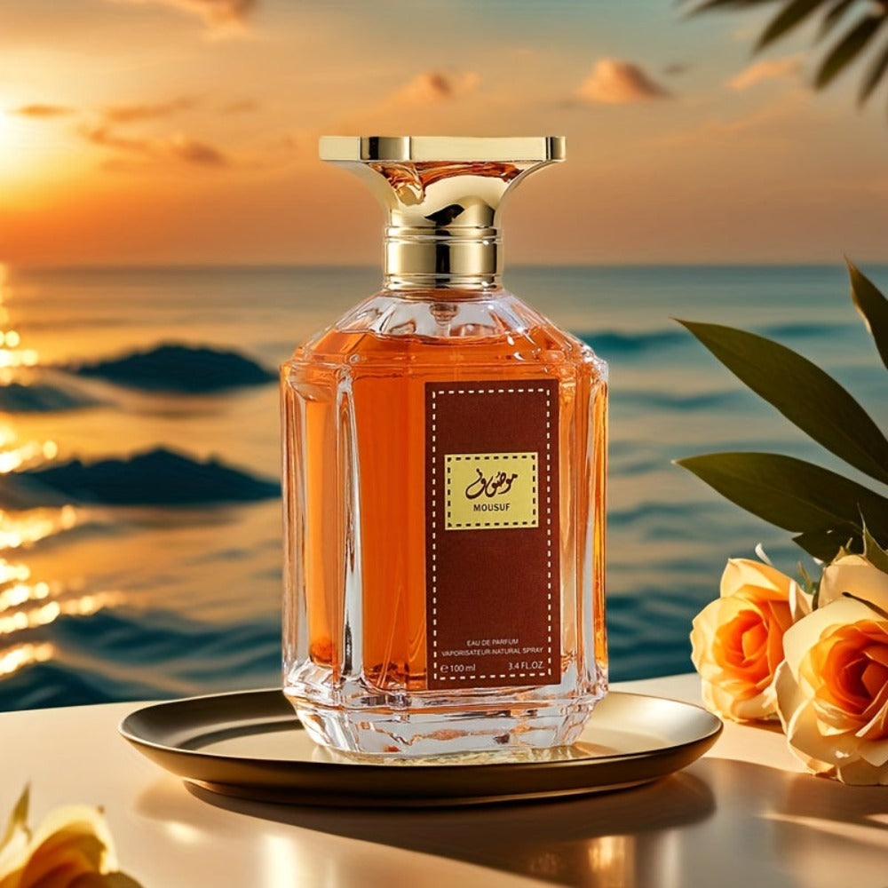Perfume para Hombres de 100ml - Fragancia Amaderada a Sándalo y Ámbar, Eau De Parfüm Duradero con Fórmula Alcohólica, ¡Regalos Elegante! Para Uso Diario o Ocasiones especiales