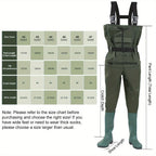 Pantalones de Pesca para Hombre, Material de PVC para Mujer, Neoprenes para Pescar, Granjas, Trabajos de Construcción