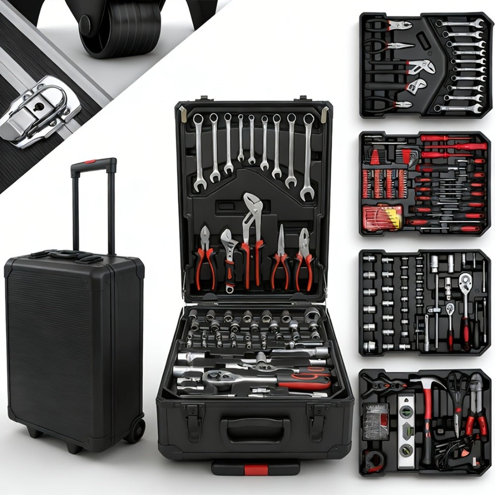 Kit de herramientas | Juego de herramientas de 899/53/51/46 piezas, kit de herramientas de maquinaria para reparaciones del hogar y kit de