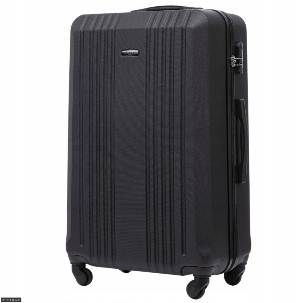 Maleta Rígida Grande XL, Aprox. 75X47X27 Cm O 66X42X24 Cm O Maleta de Cabina 56X38X22 Cm O 55X38X20 Cm / 18" 20" 24" 28" / ABS+, Asa Telescópica Ajustable, 4 Ruedas de 360°, Cerradura con Código, Equipaje de Mano en Colores Oro Rosa / Champán / Amarillo /