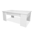Mesa de Centro Elevable Nyana Home Mesa Multifuncional con Almacenaje Oculto Estructura Robusta y Estable Desplegable con Doble Altura