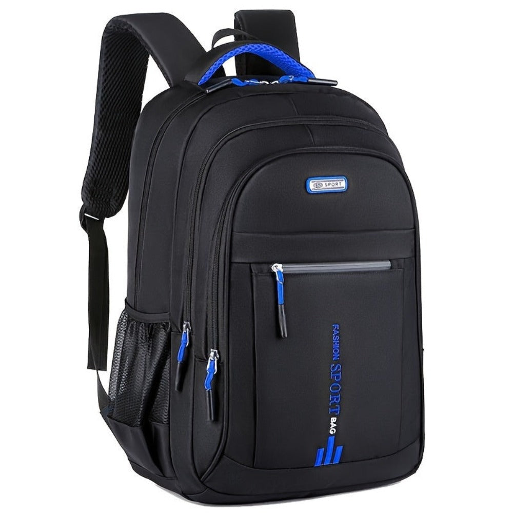 Mochila de Viaje de Gran Capacidad para Hombres - Nylon Duradero, Correas Ajustables, Bolso de Negocios y Escuela con Múltiples Compartimentos, , Mochila para Viajar