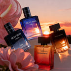 Fragancia para hombre - Perfume unisex 55ml*2 + 55ml*2, 4 botellas de perfume con notas de base cálidas ambaradas moscadas y amaderadas, aroma de larga duración, diseño de perfume de lujo, regalo de Navidad, Día de San Valentín, Año Nuevo, cumpleaños.
