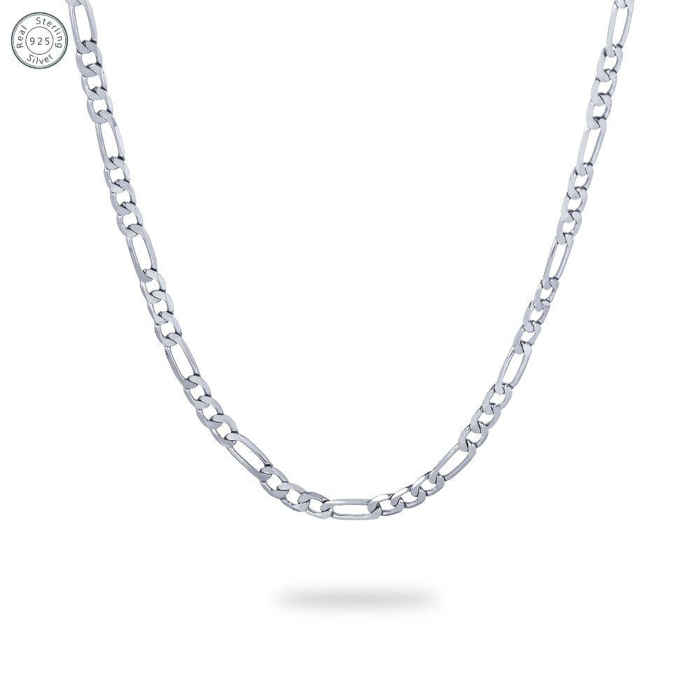 Collar Fegaro minimalista y elegante de plata esterlina 925, estilo sofisticado, temperamento refinado, estilo para parejas, regalo de aniversario, regalo de Navidad, regalo del Día del Padre, viene con una exquisita caja de regalo