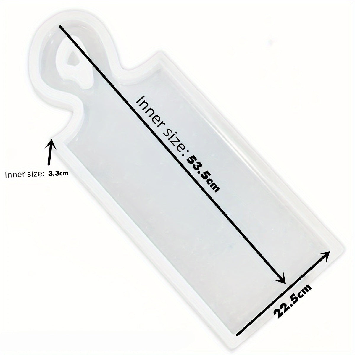 Molde de silicona con asa grande para hacer tablas de charcutería de resina DIY, bandeja de comida, manualidades DIY, tabla de cortar, decoración de mesa, molde de silicona grande y grueso