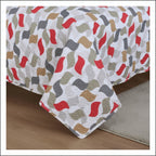 Colcha Bouti Microfibra Reversible Estampada – Colcha Verano y Entretiempo Ligera y Transpirable, Acolchado Pinsónico para Todas las Estaciones, Sin Fundas de Almohada