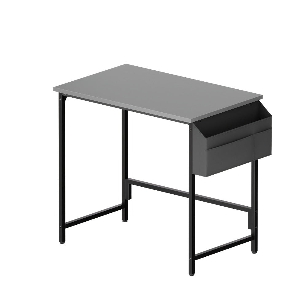 Escritorio, Escritorio para Computadora, Mesa Pequeña, 100 X 48 X 72 Cm/40X19X28In, Mesa de Oficina con Bolsa de Almacenamiento, Mesa para PC para Oficina, Estudio, Dormitorio, Estructura de Metal, Moderno y Fácil