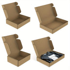 20 X Cajas de Envío Maxi con Forma de Letra, Cajas de Envío, Cajas Planas, Paquetes Plegables, Caja de Regalo, Paquete de Mercancías, Cajas de Envío, 150 X 140 X 40 Mm/200 X 150 X 50 Mm/320 X 220 X 50 Mm