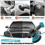 Pulidora inalámbrica para coche 24 piezas portátil | Automoción pintura detailing y taller