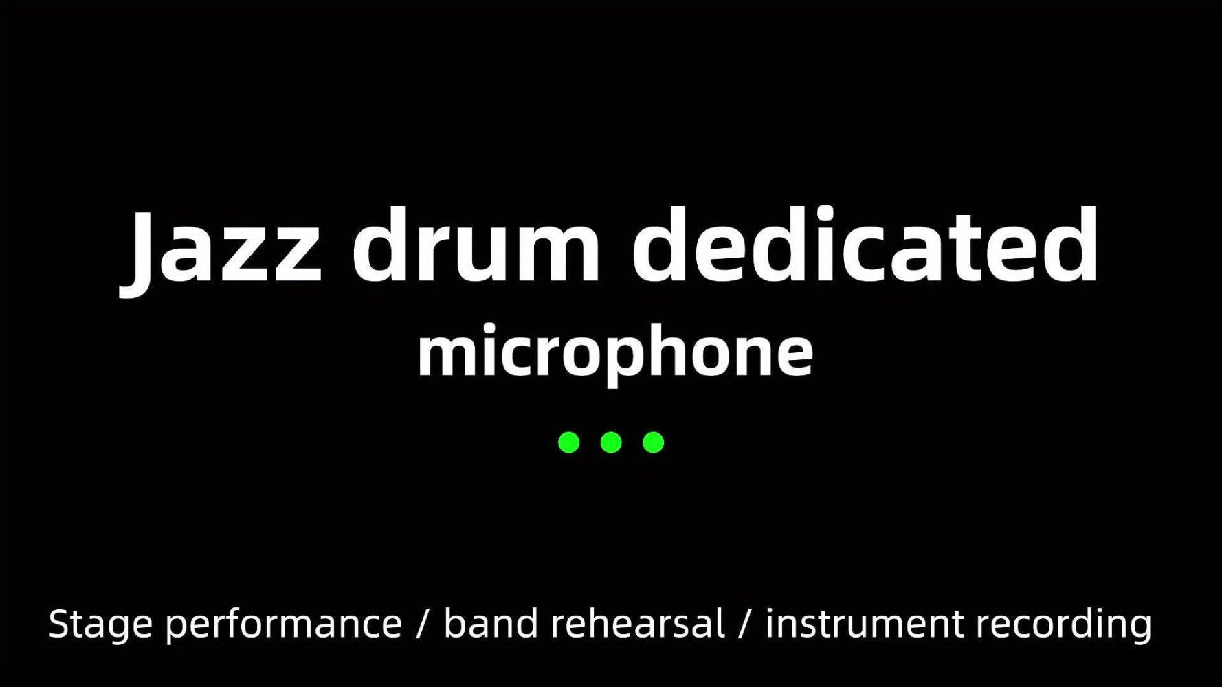 Kit de micrófonos dinámicos con cable Depusheng de 5/7 piezas para batería, voz y otros instrumentos con clip roscado para escenario, 4 de julio/Día de la Independencia