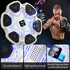 Máquina de boxeo de pared con música y guantes, con tecnología inteligente y nueve modos de velocidad para un entrenamiento