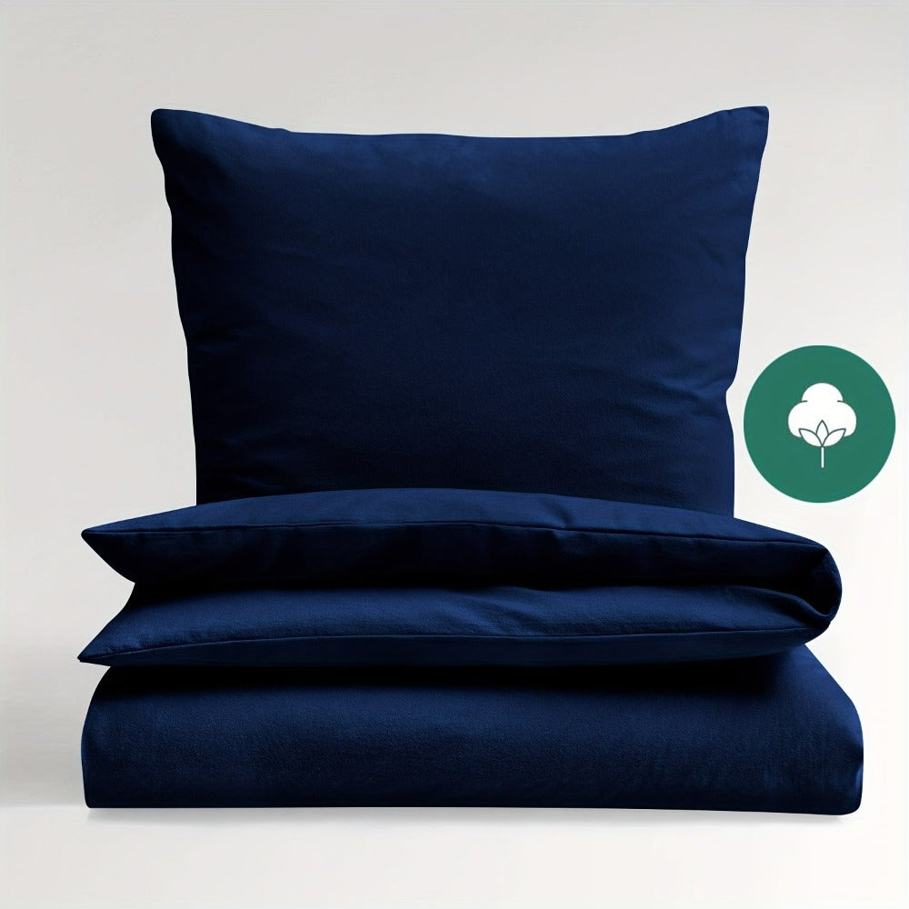 Juego de funda nórdica de franela de algodón de alta calidad, funda nórdica y funda de almohada 100% algodón, regalo de Navidad, funda nórdica de invierno cómoda, tecnología de cerdas suaves 135 X 200Cm