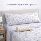 Juego de sábanas de microfibra de 3 piezas, fino, suave, perfecto para verano, tamaño de 90/ 105/ 135/ 150