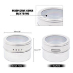 9 piezas de caja de almacenamiento magnética para escritorio de salón, recipiente de acero inoxidable para accesorios de uñas, caja de almacenamiento montada en la pared