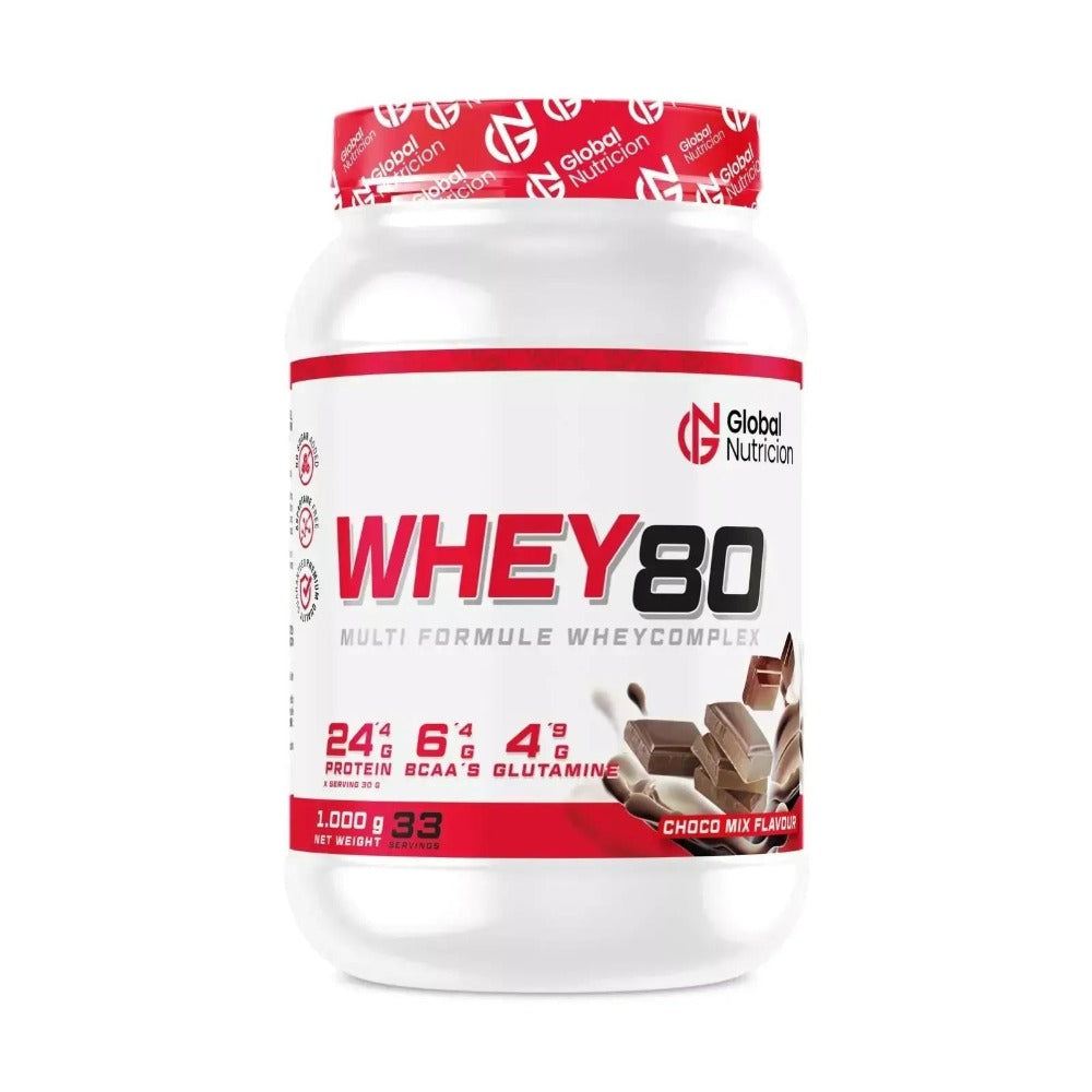Whey Protein 80% – Proteína de Suero para Entrenamiento y Recuperación – 1 kg