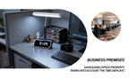 Cámara de Reloj Rectangular Inteligente, Cámara Inalámbrica Wifi 1080P con Visión Nocturna, Detección de Movimiento y Visualización Remota, Cámara de Vigilancia para Bebés/Personas Mayores/Mascotas, Seguridad Interior para el Hogar, Decoración de Escritor