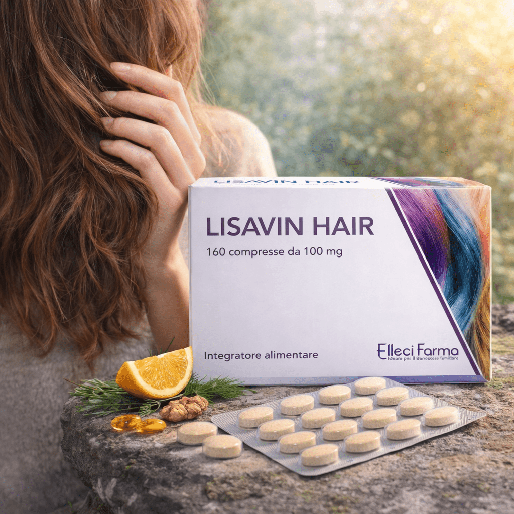 Lisavin Hair - Suplemento Alimenticio con Queratina, Biotina, Zinc y Cola de Caballo - 160 Micro Tabletas