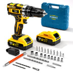 Taladro | Nueva Taladro Eléctrico Inalámbrico. Taladro Brushless Doméstico con Batería de Litio (Opcional). Destornillador Eléctrico Recargable.