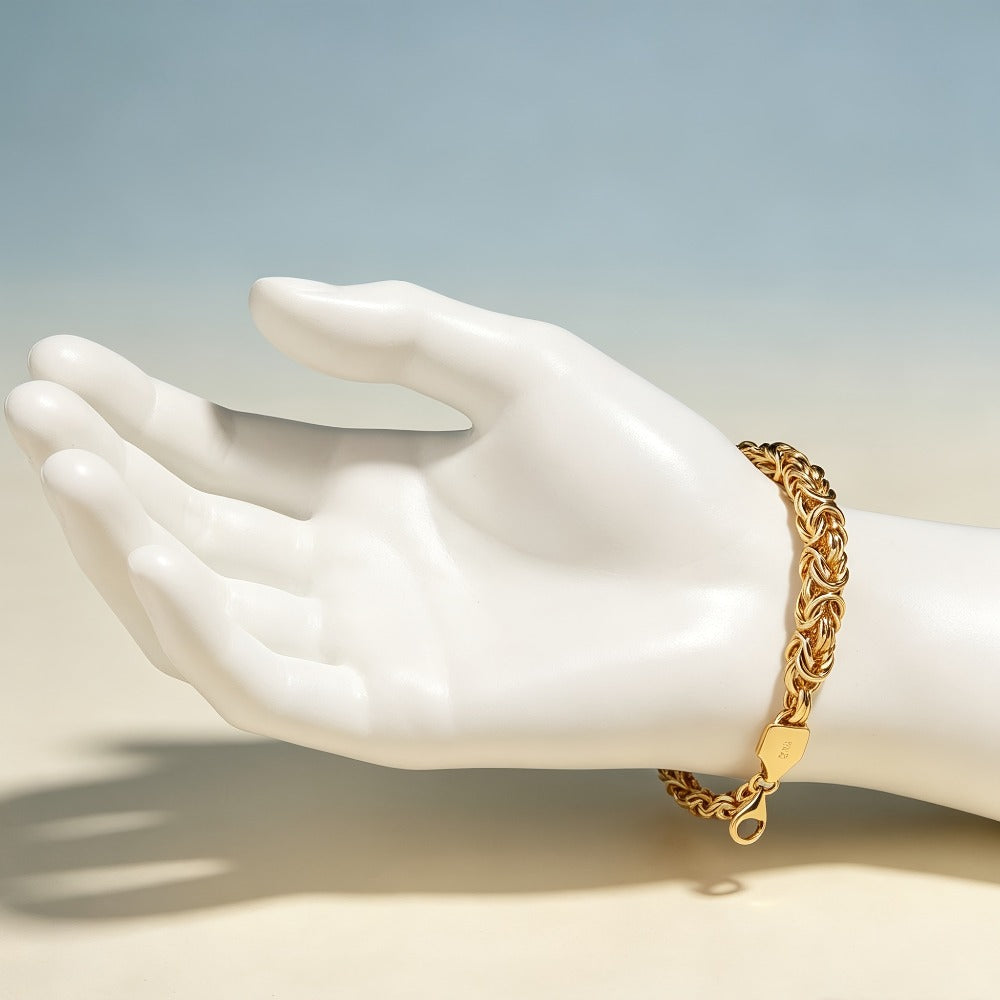 Pulsera de plata 925 para mujer, estilo fácil y moderno, ideal para uso diario, regalo con caja de regalo boutique
