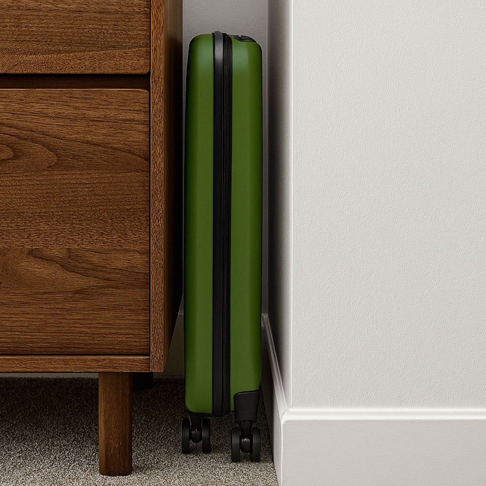 Maleta de Cabina Plegable Ultrafina 18" y 20" | Grosor Reducible | ABS Ligero y Resistente | Mango Telescópico + Ruedas | Varios Colores