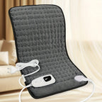 Almohadilla Térmica Eléctrica - 6 Niveles de Calefacción, Hasta 140 °F, Apagado Automático a las 2 Horas, Portátil 60 cm x 30 cm, Franela Suave, Lavable a Máquina, Adecuada para Abdomen, Cuello, Hombro, Rodilla, Pierna, Regalo para Hombre, Mamá y Papá, Re