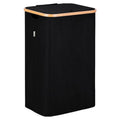 Cesto de Ropa Sucia con Tapa y Asas: 72L o 100 L,2 Clasificaciones, Plegable, Bolsa Interior a Maquina - Solucion Elegante y Pratica para la Lavandera en tu Dormitorio,Cubo Ropa Sucia