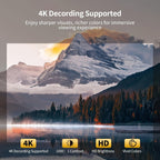Mini proyector portátil con soporte 4K, proyector inteligente de películas, nativo 720P, con WiFi y tecnología inalámbrica 5.0/150ANSI, pequeño y ligero, fácil de transportar, compatible con TV, teléfono móvil y portátil, para viajes, camping, reuniones,