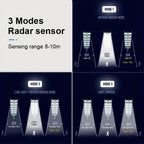 Luz de calle solar con sensor de movimiento y mando a distancia de 504 LED, luz solar de jardín con 3 modos de iluminación, reflector de seguridad de gran angular de 270°, luz de patio exterior de doble hilera superbrillante, para emergencias en calles co