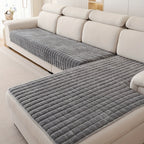 2 Piezas de Fundas Elegantes para Sofá Acolchadas en Franela - Protectores Muebles Suaves y Duraderos, Para Todo Clima, Amigables con las Mascotas, Lavable a Máquina para Sala, Dormitorio u Oficina | Textura Acolchada | Tapicería suave