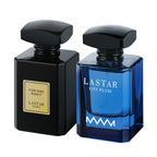 Set de Dos Botellas de Colonia para Hombre, 110ml en Total, Cedro y Almizcle, Perfume Amaderado para Hombre, Spray de Fragancia de Larga Duración, Adecuado para Uso Diario y Ocasiones Importantes, Regalo Ideal para Hombres en Vacaciones, Exquisita Caja de