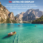 Cámara de Acción 5K Ultra HD, Fotos de 24MP, Pantalla IPS de 2 pulgadas, Con WiFi, Control Remoto por App, Batería de Polímero de Litio de 1350mAh, Modo de Alimentación Dual, Cuerpo de ABS, Con Funda Para Deportes, Vlogging y Grabación de Aventuras