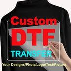 Impresión por transferencia DTF personalizada de 10/20 unidades, apta para camisetas, sudaderas con capucha, bolsas y ropa - Impresión por sublimación en vinilo personalizada con tus propios diseños, logotipos, fotos, texto - Sube tus propios gráficos par