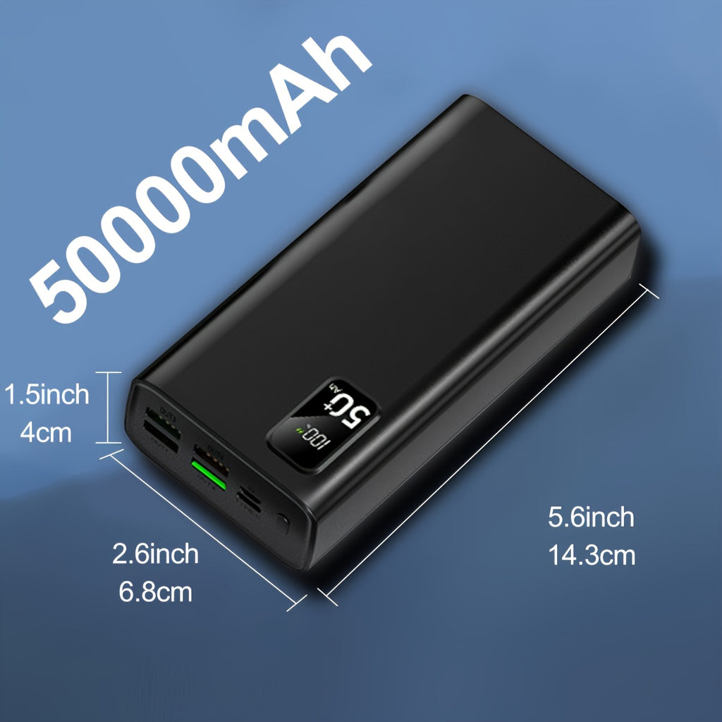 Power bank para carga durante viajes y uso diario | 50,000mAh