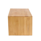 Organizadores de escritorio | Organizador de escritorio de bambú, con 3 cajones, material natural, caja de almacenamiento para ahorrar espacio