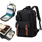 Mochila de Viaje para Cabina de Avion 43x30x18 para Vuelo Barato, Equipaje de Mano y Espaciosa con Compartimento para Zapatos y Mochila Antirrobo Multifuncional para Viajes (266)