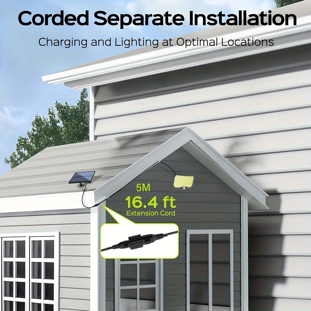 Luces solares LED con sensor de movimiento | Pared, jardín y seguridad exterior